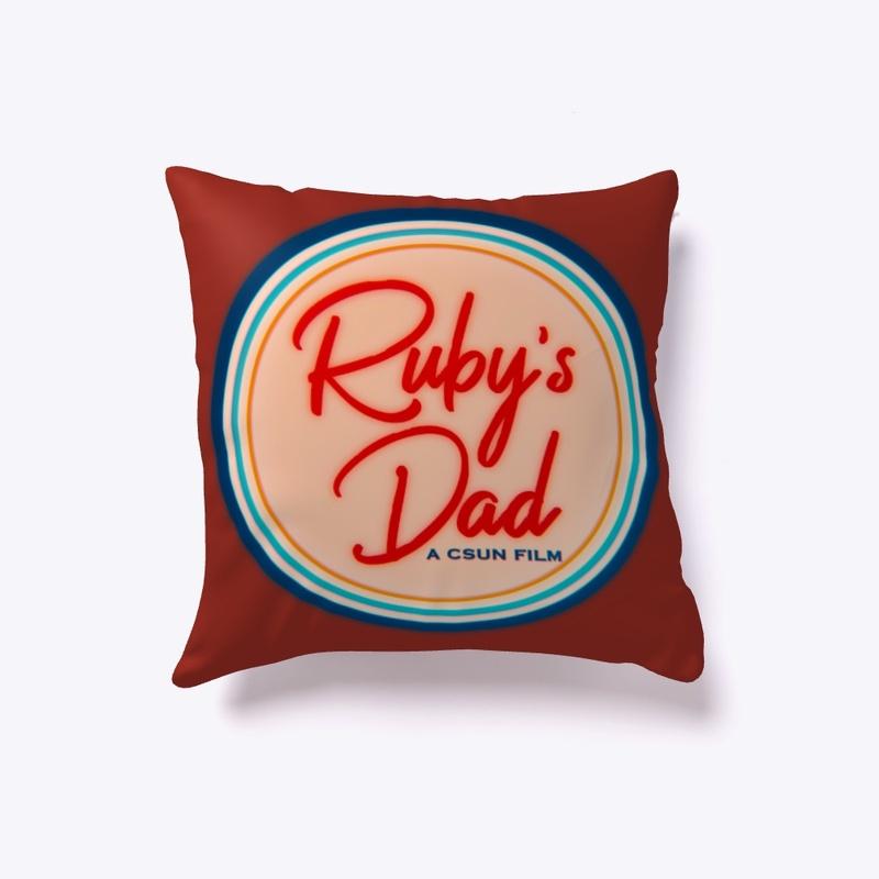 Ruby's Dad Circle Logo - Red