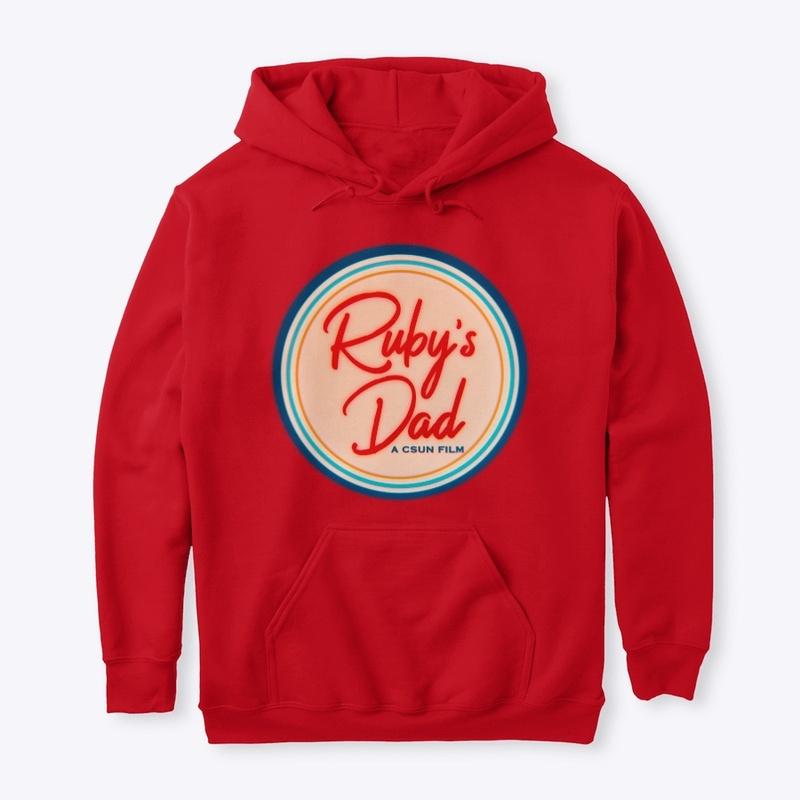 Ruby's Dad Circle Logo - Red